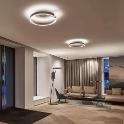 Occhio Mito aura 60 narrow LED Deckenleuchte, Base: weiß matt