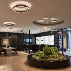 Occhio Mito aura 60 narrow LED Deckenleuchte, Base: weiß matt