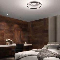 Occhio Mito aura 60 narrow LED Deckenleuchte, Base: weiß matt