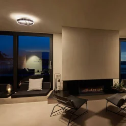 Occhio Mito aura 40 narrow LED Deckenleuchte, Base: weiß matt