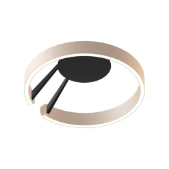 Occhio Mito aura 40 narrow LED Deckenleuchte, Base: schwarz matt