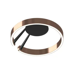 Occhio Mito aura 40 narrow LED Deckenleuchte, Base: schwarz matt