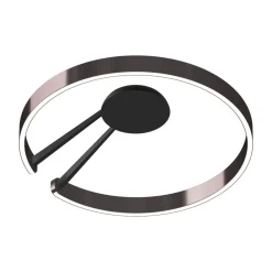 Occhio Mito aura 60 narrow LED Deckenleuchte, Base: schwarz matt