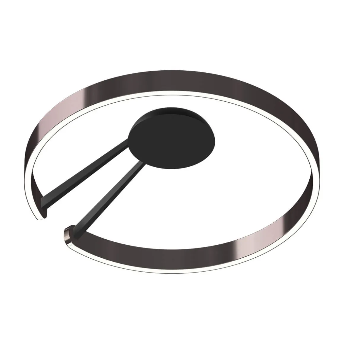 Occhio Mito aura 60 narrow LED Deckenleuchte, Base: schwarz matt