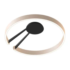 Occhio Mito aura 60 narrow LED Deckenleuchte, Base: schwarz matt