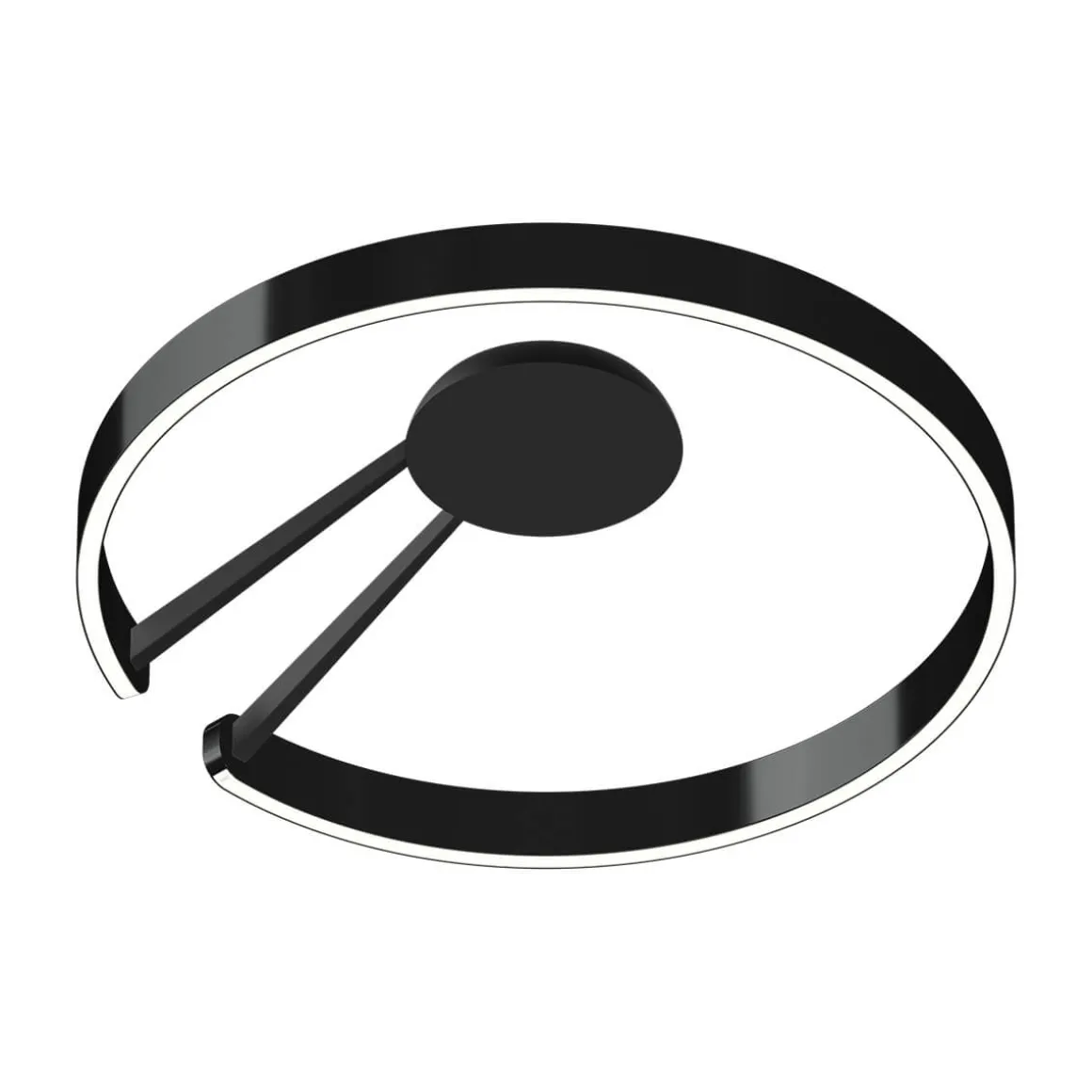 Occhio Mito aura 60 narrow LED Deckenleuchte, Base: schwarz matt