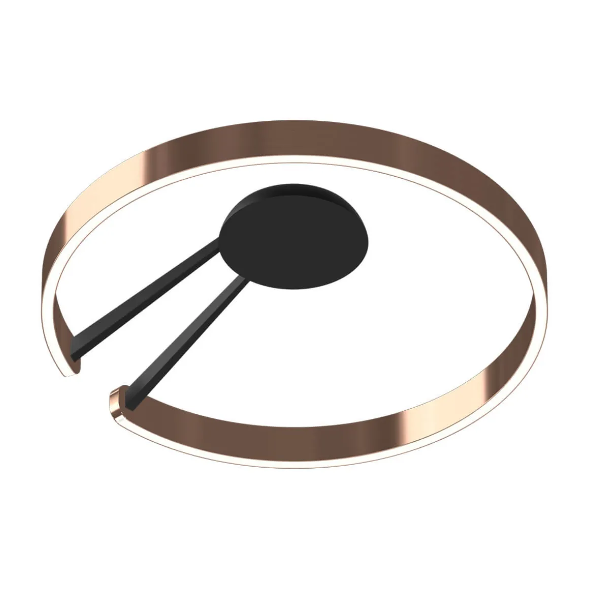 Occhio Mito aura 60 narrow LED Deckenleuchte, Base: schwarz matt