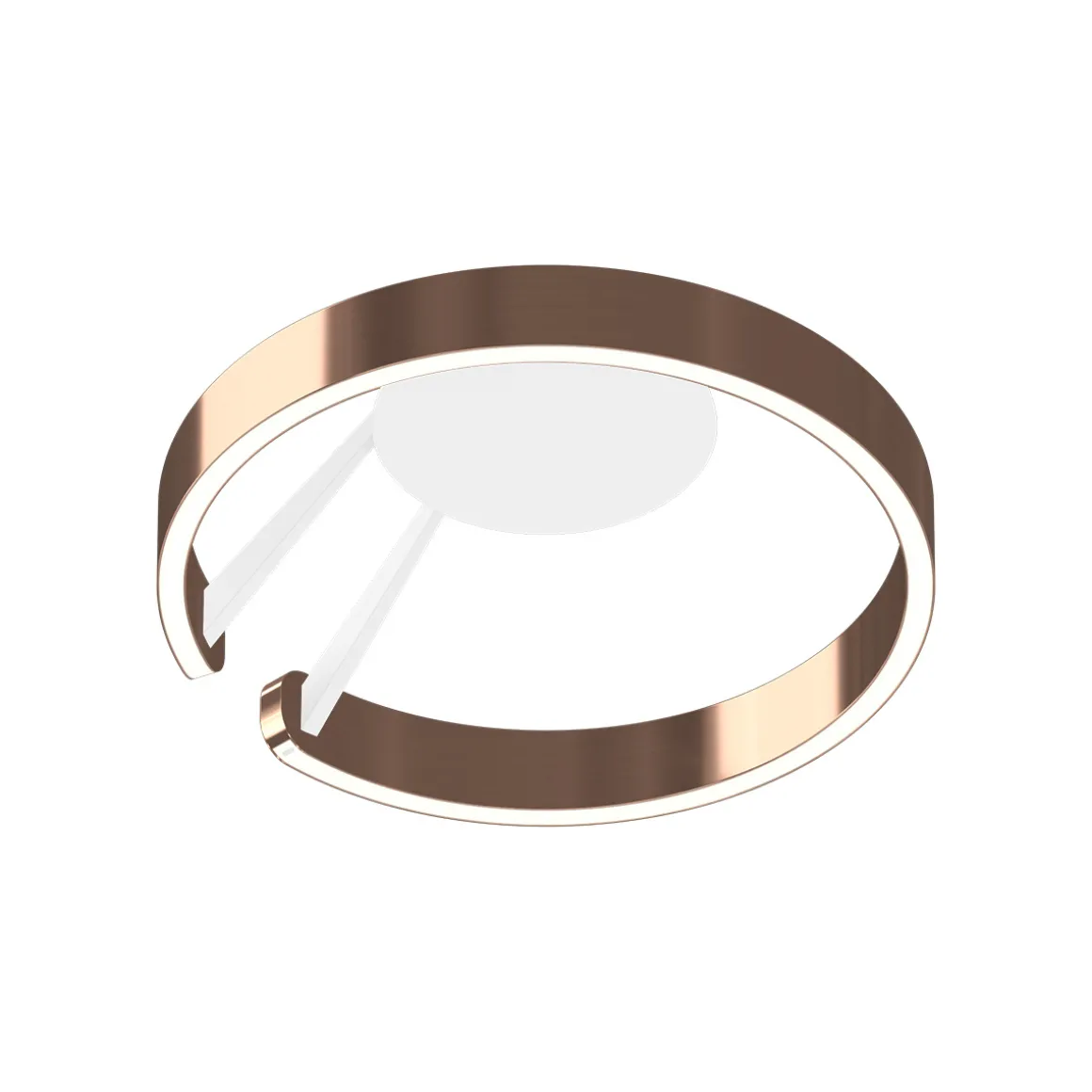 Occhio Mito aura 40 wide LED Wand- / Deckenleuchte, Base: weiß matt