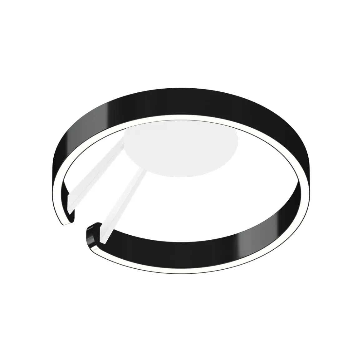 Occhio Mito aura 40 wide LED Wand- / Deckenleuchte, Base: weiß matt