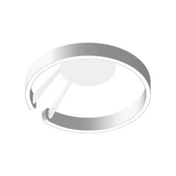 Occhio Mito aura 40 wide LED Wand- / Deckenleuchte, Base: weiß matt