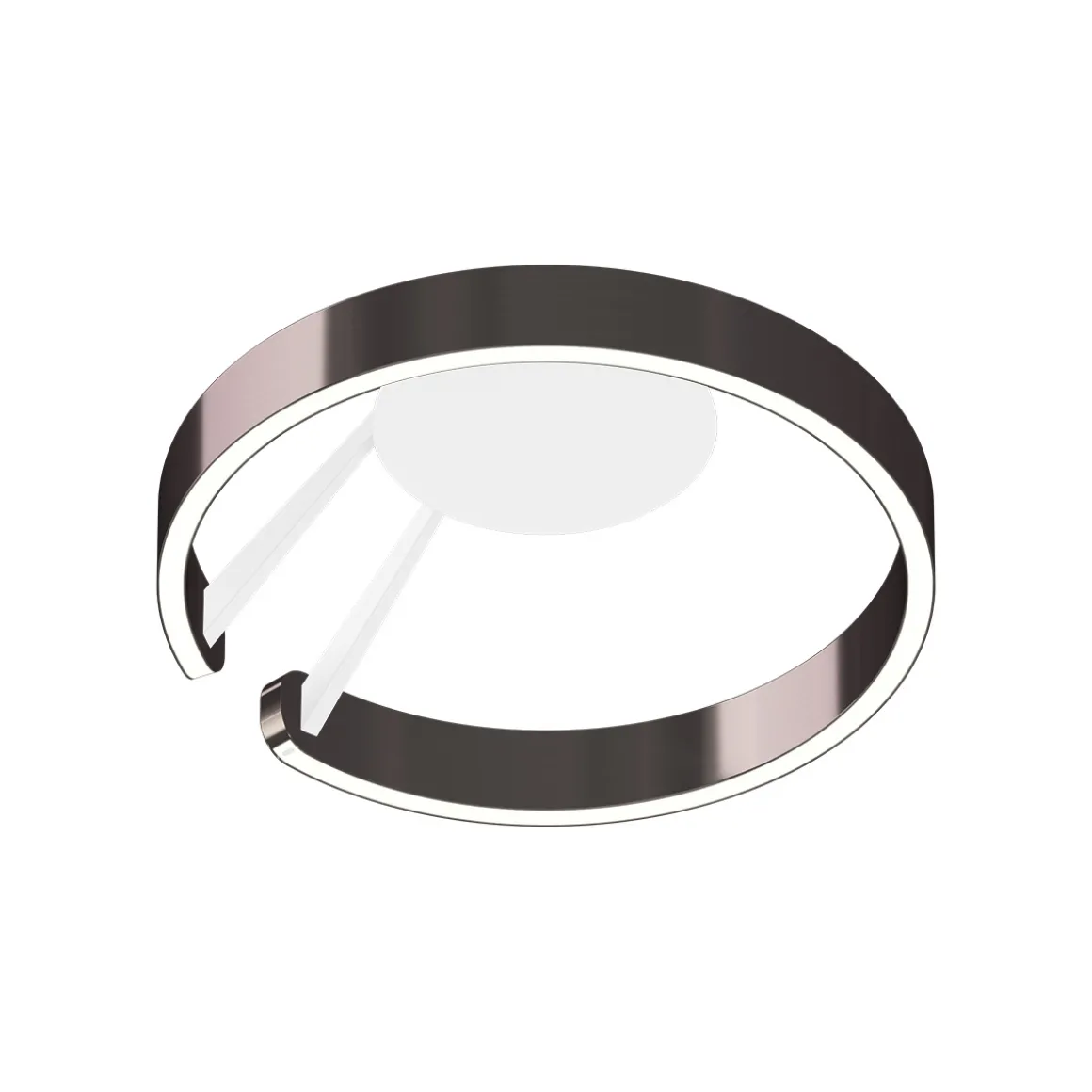 Occhio Mito aura 40 wide LED Wand- / Deckenleuchte, Base: weiß matt