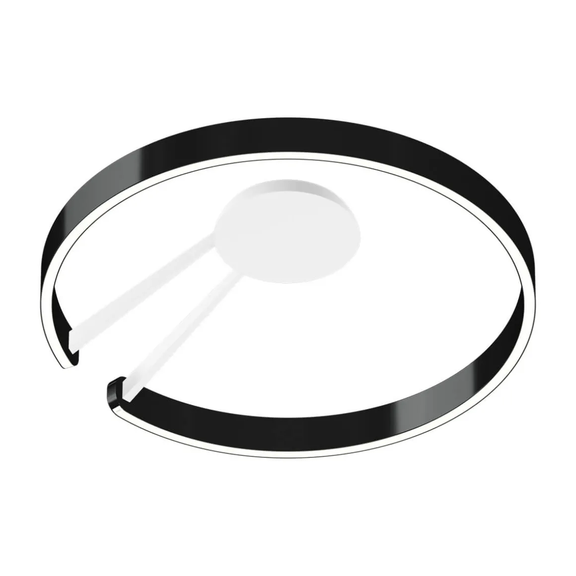 Occhio Mito aura 60 wide LED Wand- / Deckenleuchte, Base: weiß matt