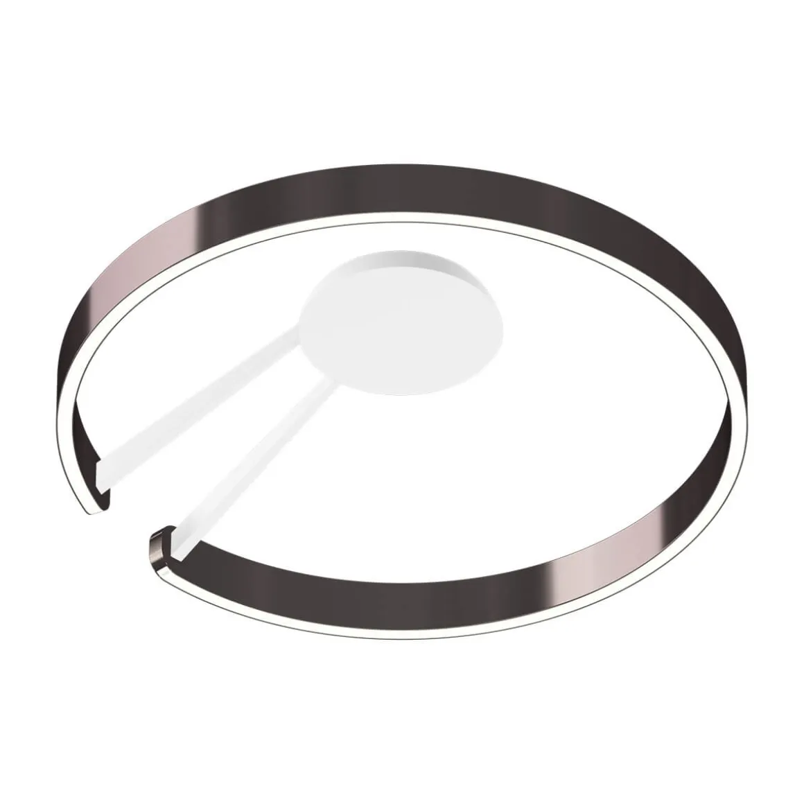 Occhio Mito aura 60 wide LED Wand- / Deckenleuchte, Base: weiß matt