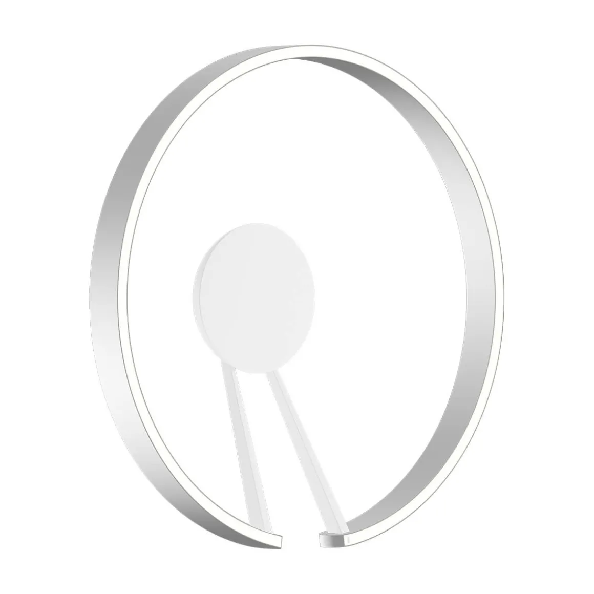 Occhio Mito aura 60 wide LED Wand- / Deckenleuchte, Base: weiß matt