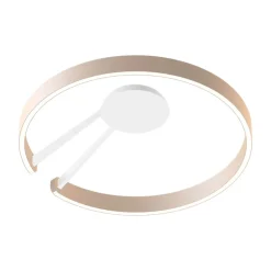 Occhio Mito aura 60 wide LED Wand- / Deckenleuchte, Base: weiß matt