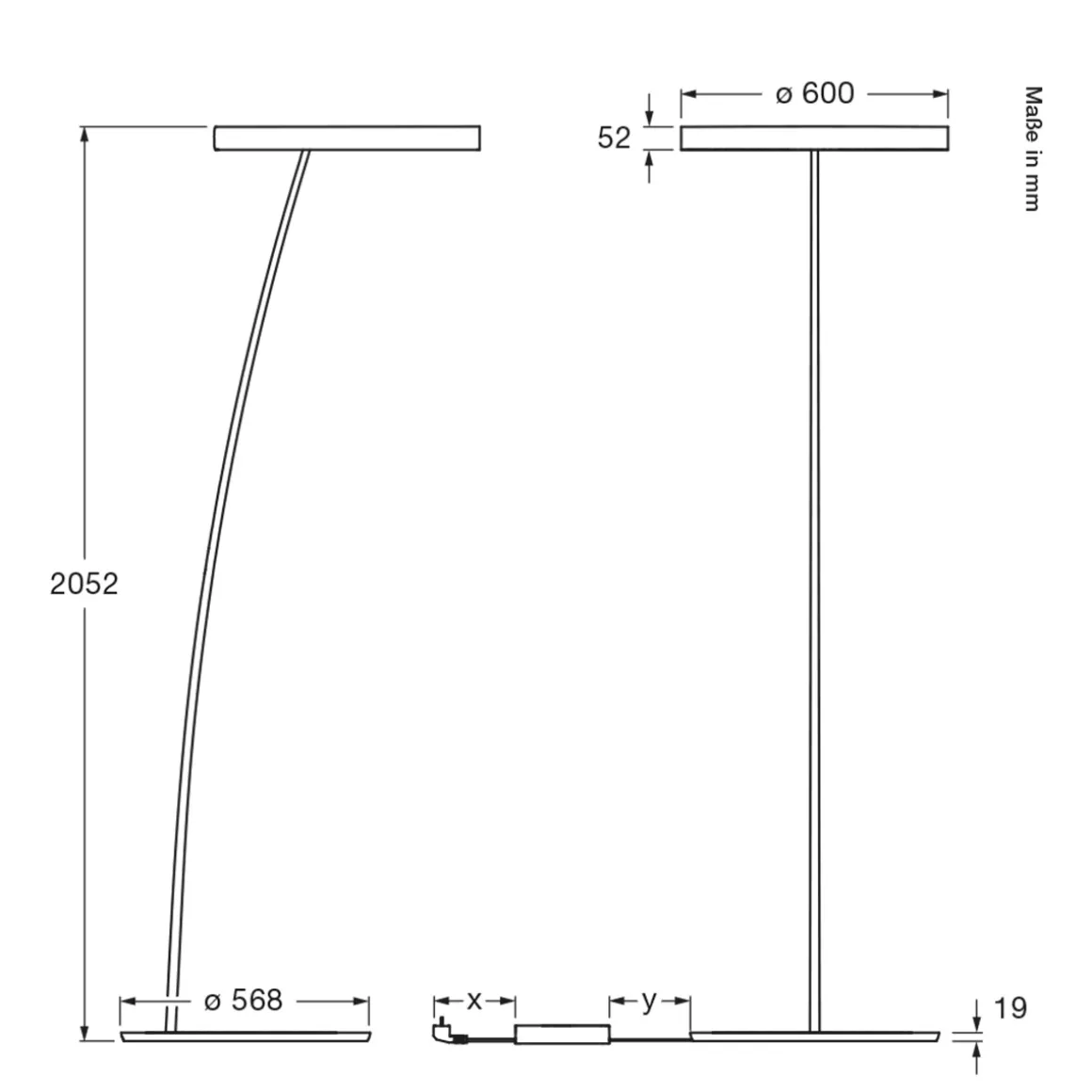 Occhio Mito raggio lusso Stehleuchte