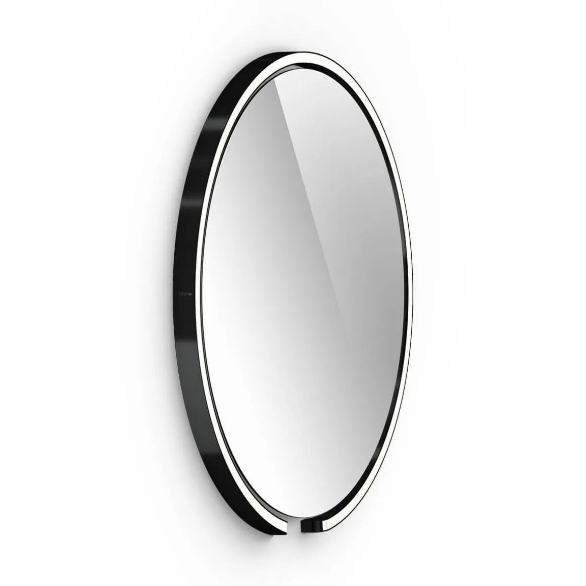 Occhio Mito sfera 60 wide Wand- / Spiegelleuchte, Spiegel klar