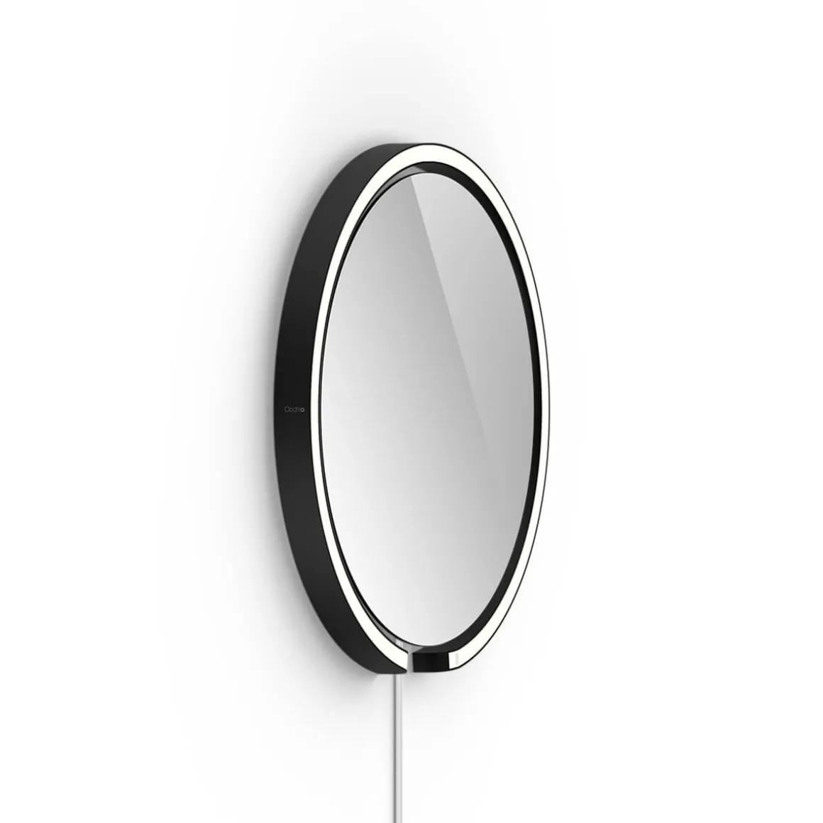 Occhio Mito sfera corda 40 wide Wand- / Spiegelleuchte, Spiegel klar