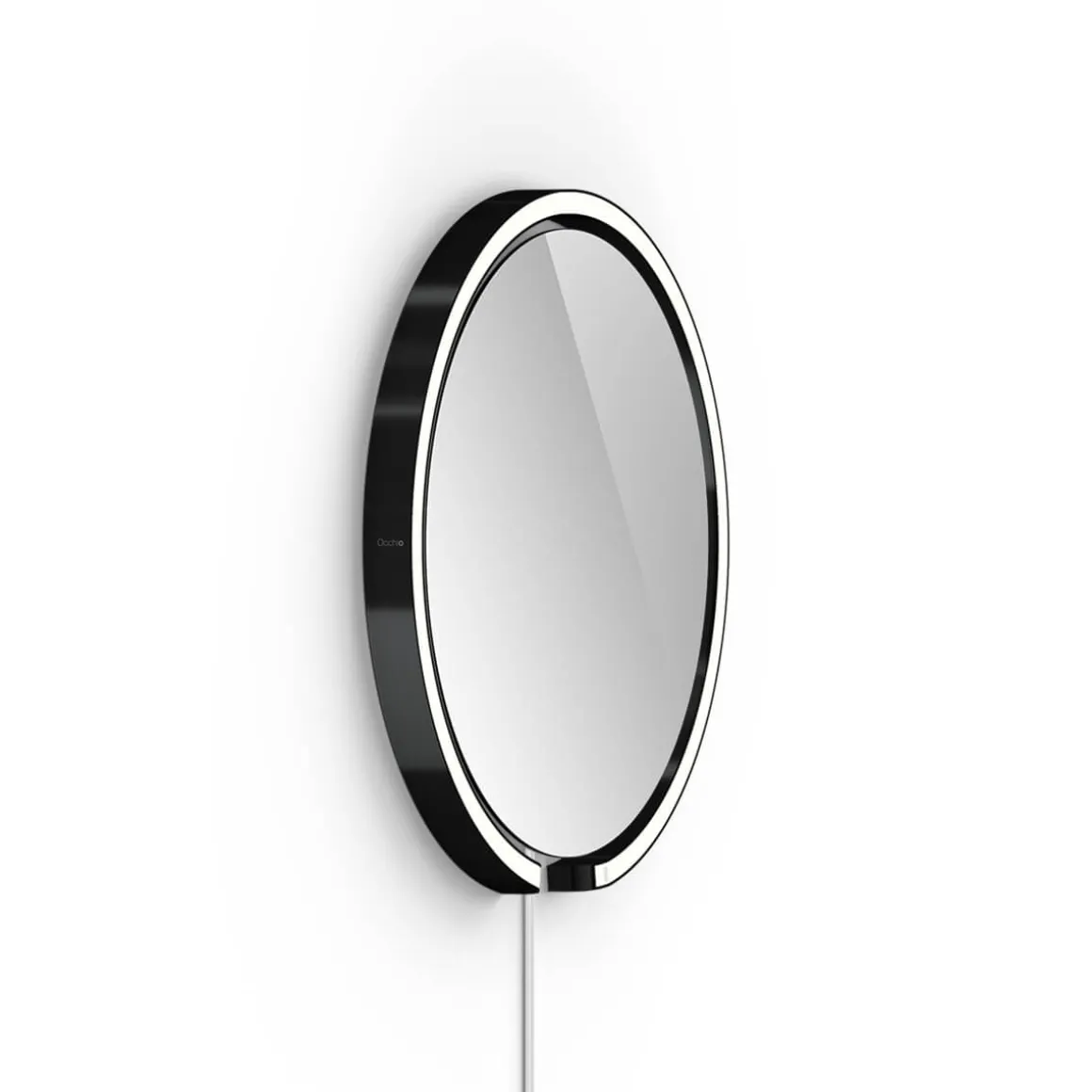 Occhio Mito sfera corda 40 wide Wand- / Spiegelleuchte, Spiegel klar