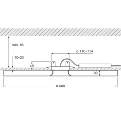 Occhio Mito soffitto 60 flat