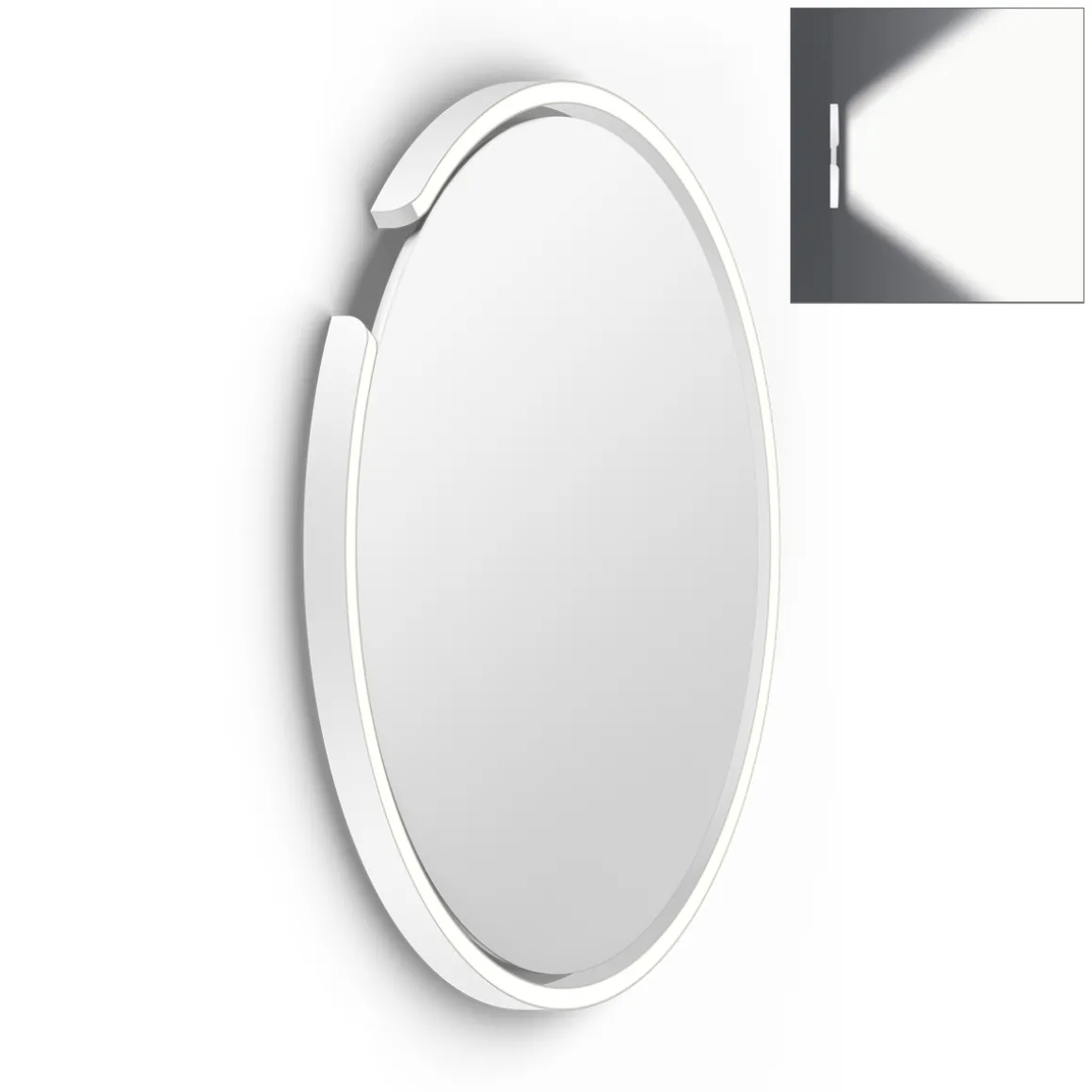 Occhio Mito soffitto 60 up wide LED Wandleuchte