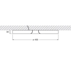 Occhio Mito soffitto 40 up narrow LED Deckenleuchte