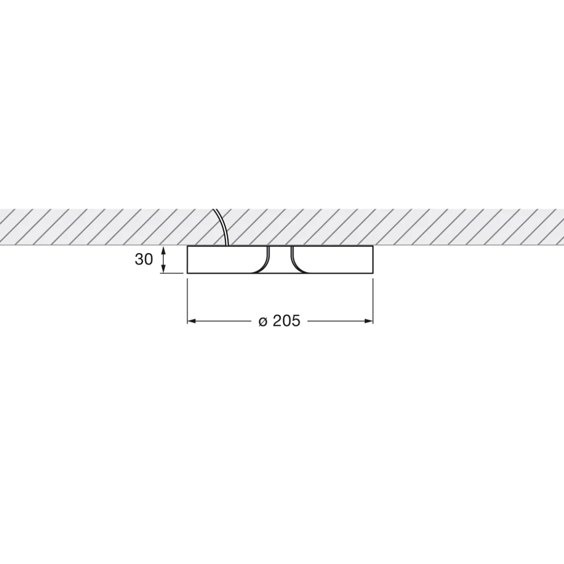 Occhio Mito soffitto 20 up narrow LED Deckenleuchte