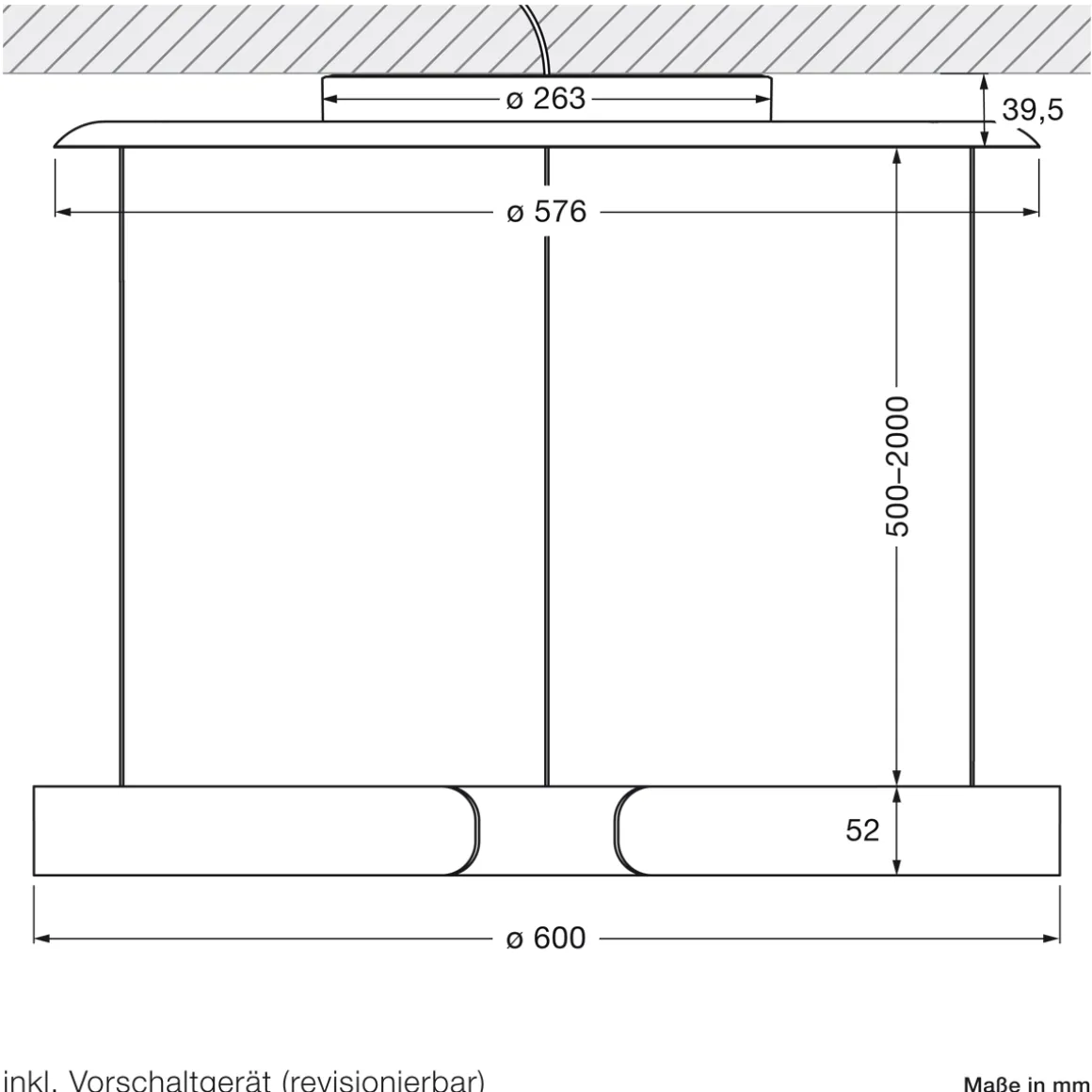 Occhio Mito sospeso 60 var up "air" narrow LED Pendelleuchte, variabel