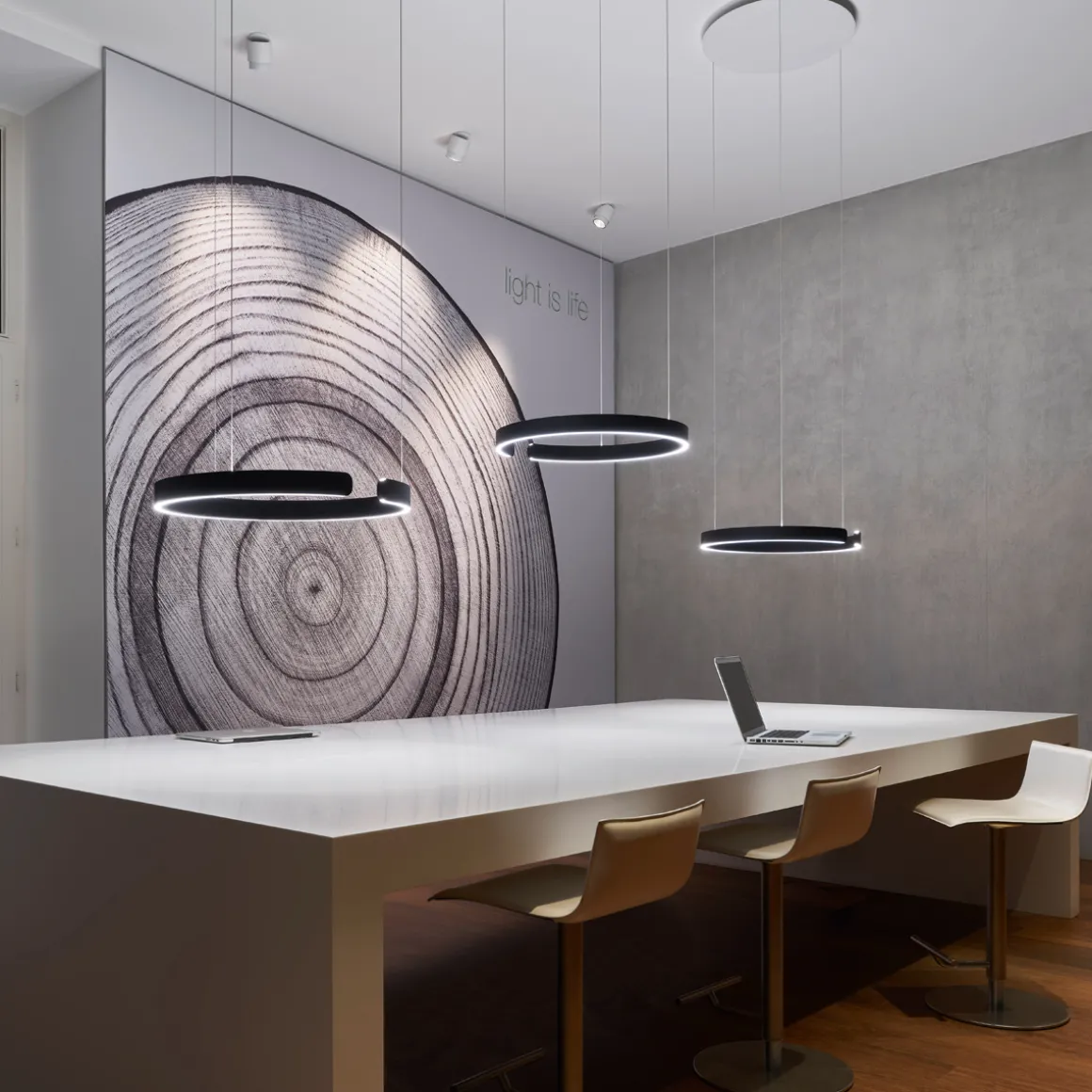 Occhio Mito sospeso 60 var up wide LED Pendelleuchte, variabel