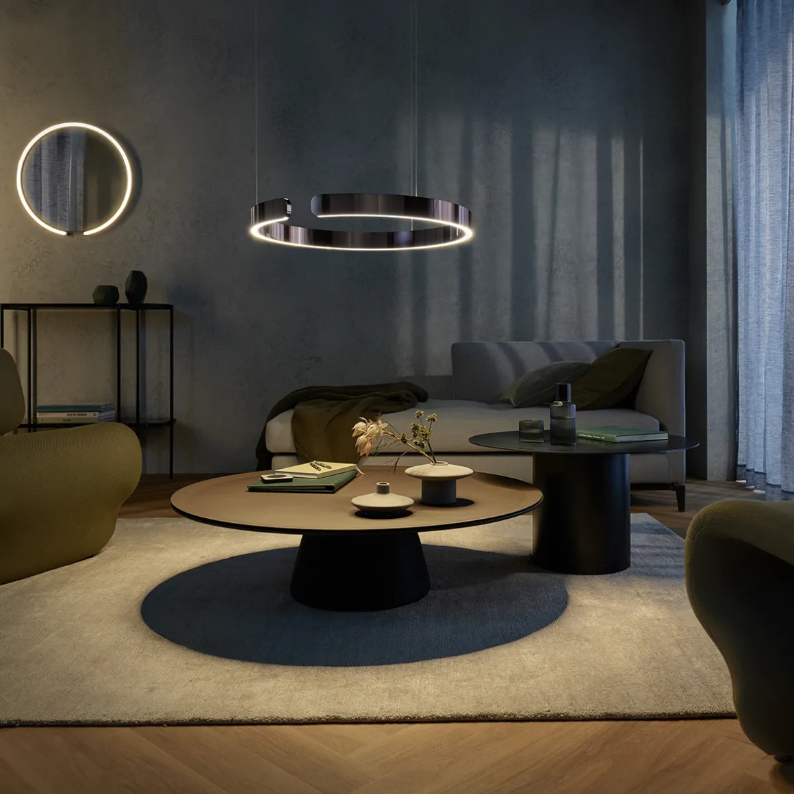 Occhio Mito sospeso 60 var up wide LED Pendelleuchte, variabel