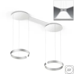 Occhio Mito sospeso due 40 var "air" wide LED Pendelleuchte, variabel