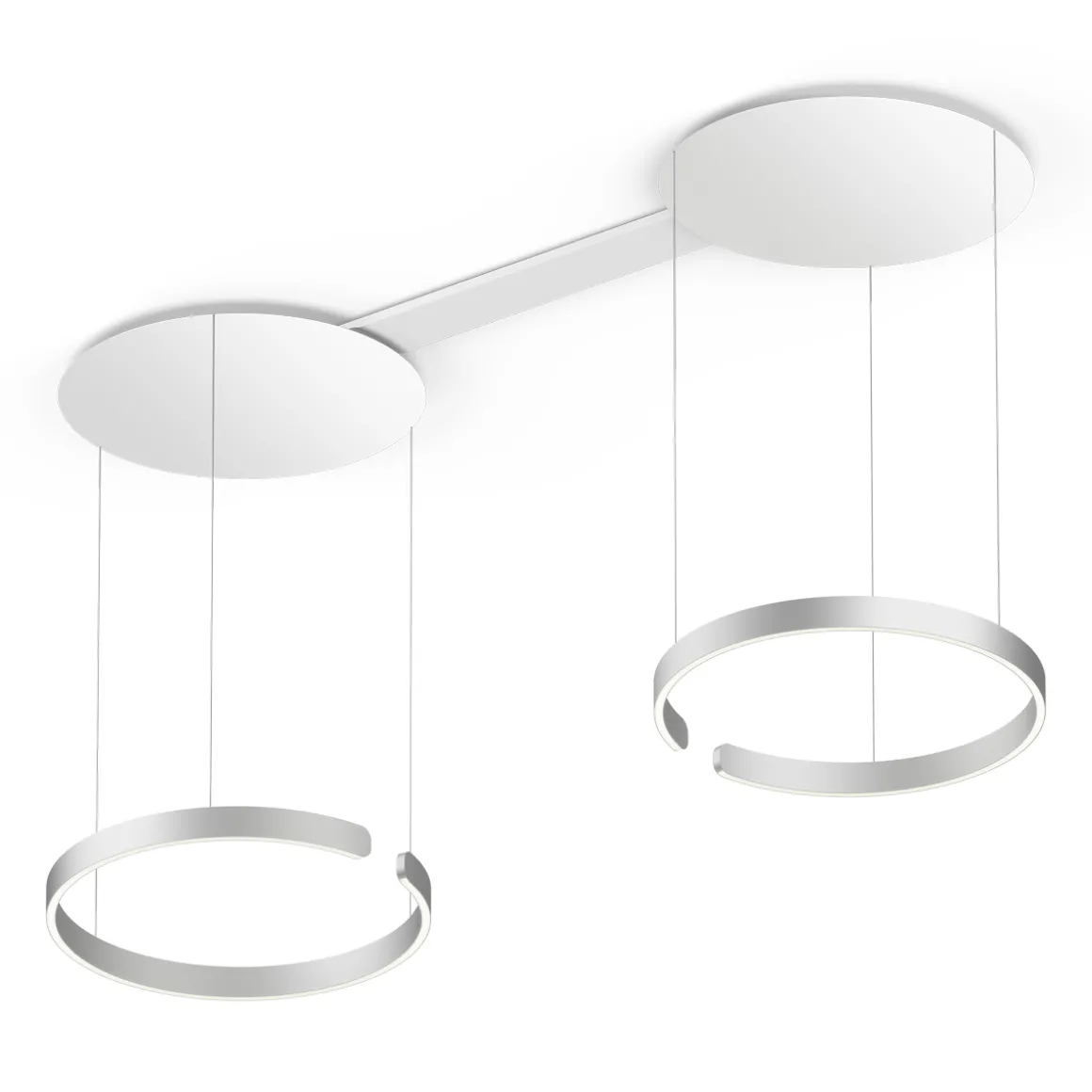 Occhio Mito sospeso due 60 var wide LED Pendelleuchte, variabel