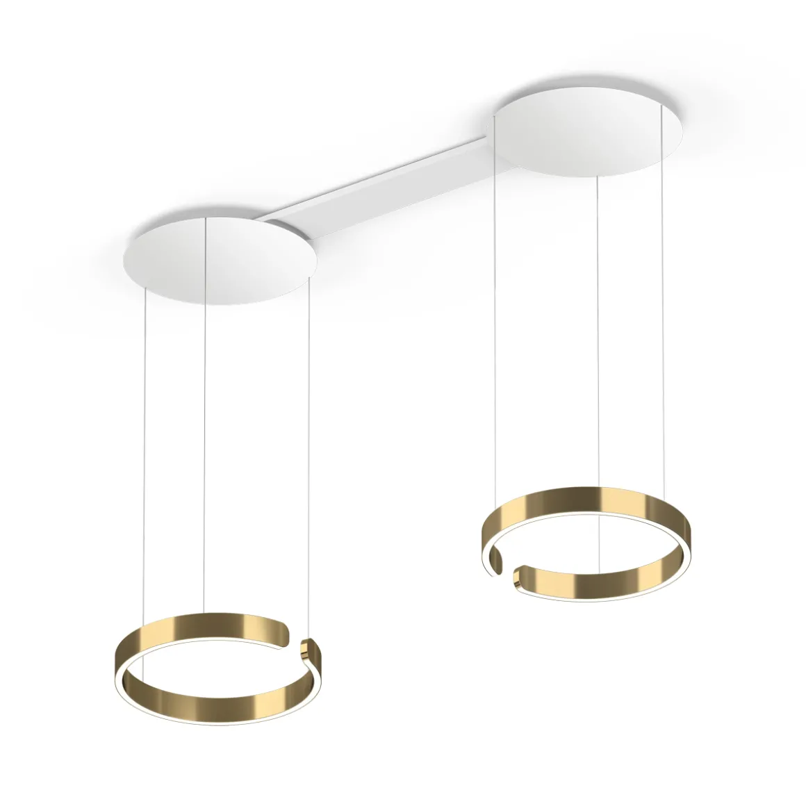 Occhio Mito sospeso due 40 var "air" narrow LED Pendelleuchte, variabel