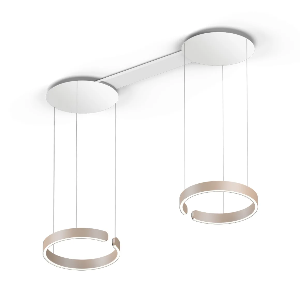 Occhio Mito sospeso due 40 var "air" narrow LED Pendelleuchte, variabel