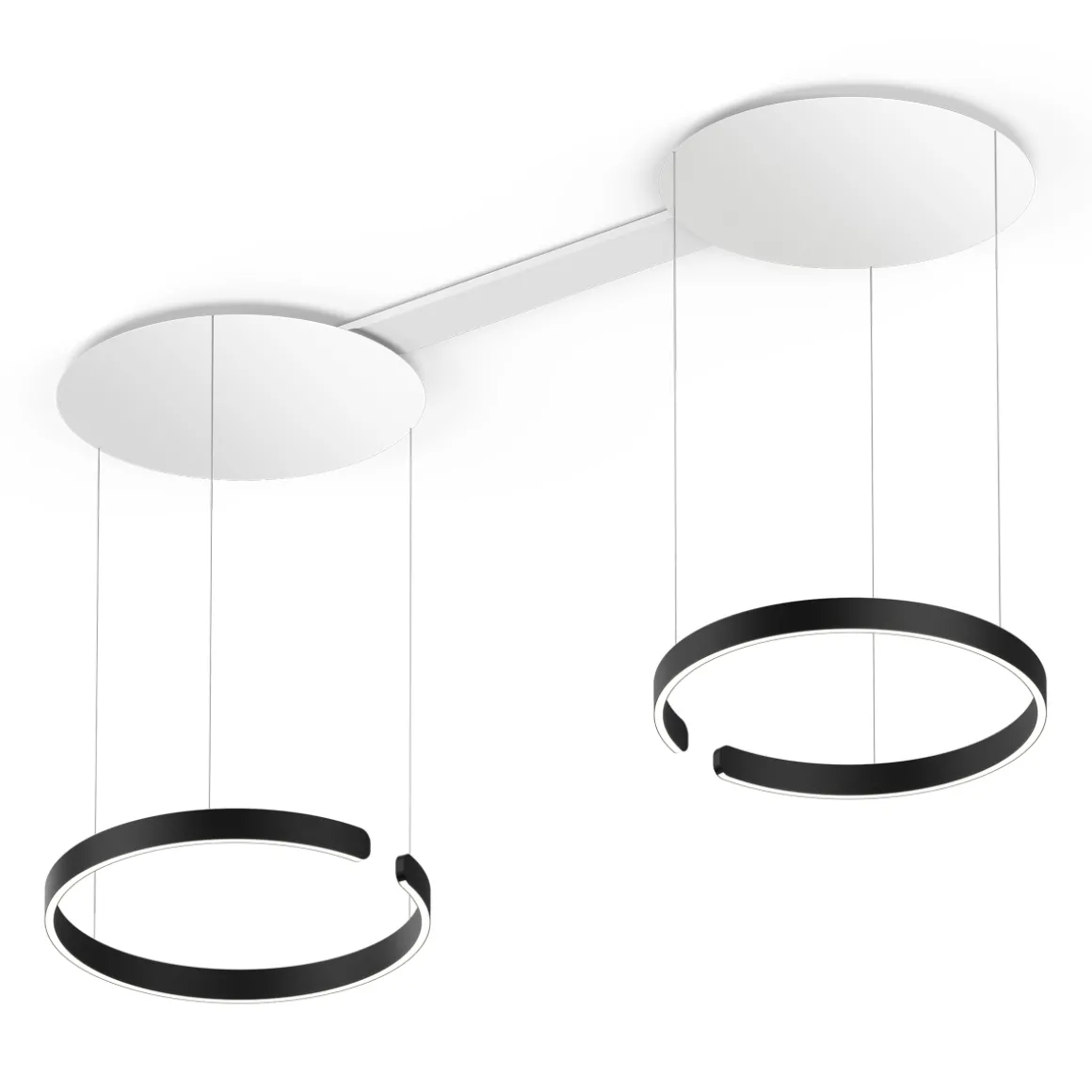 Occhio Mito sospeso due 60 var narrow LED Pendelleuchte, variabel