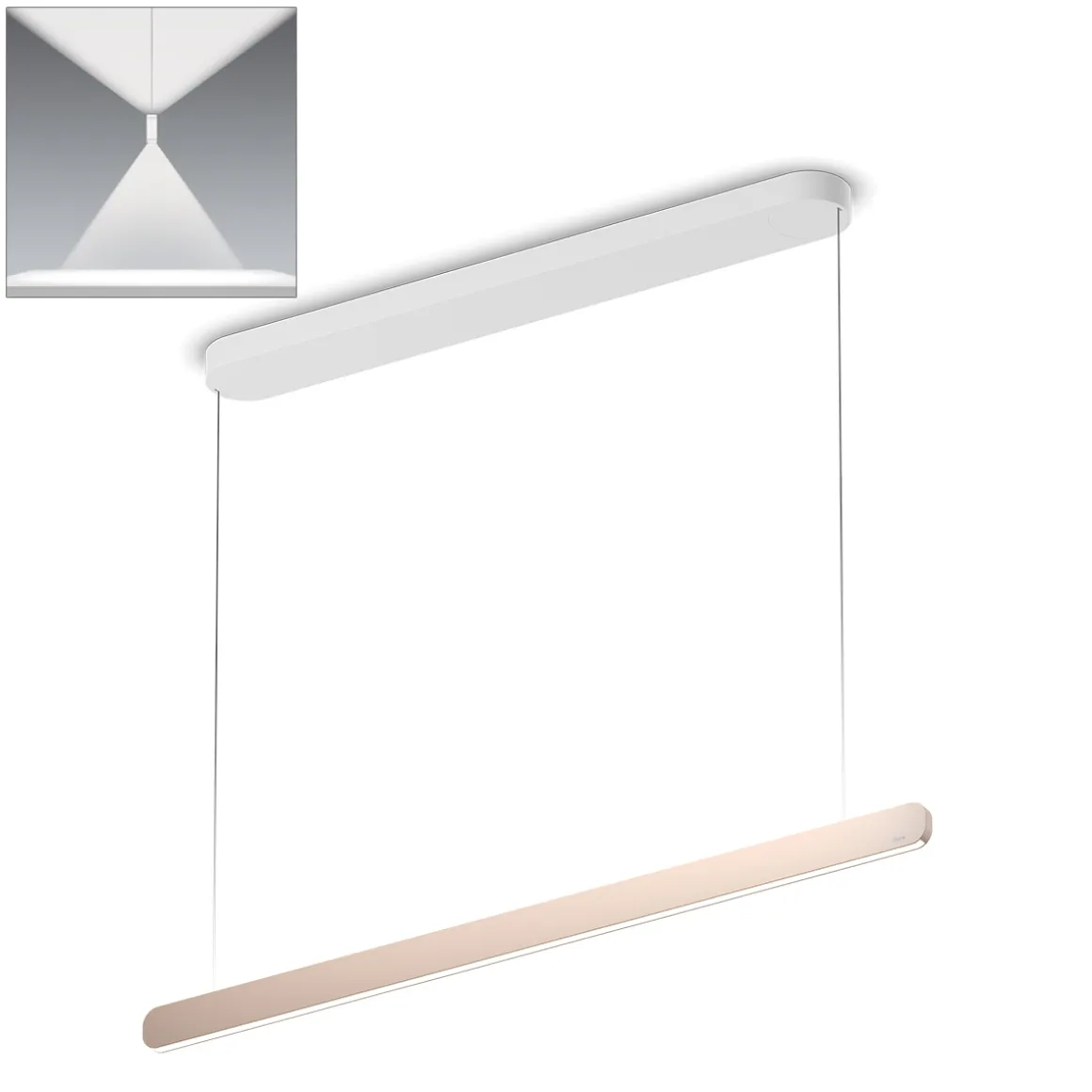 Occhio Mito volo 100 var up wide LED Pendelleuchte