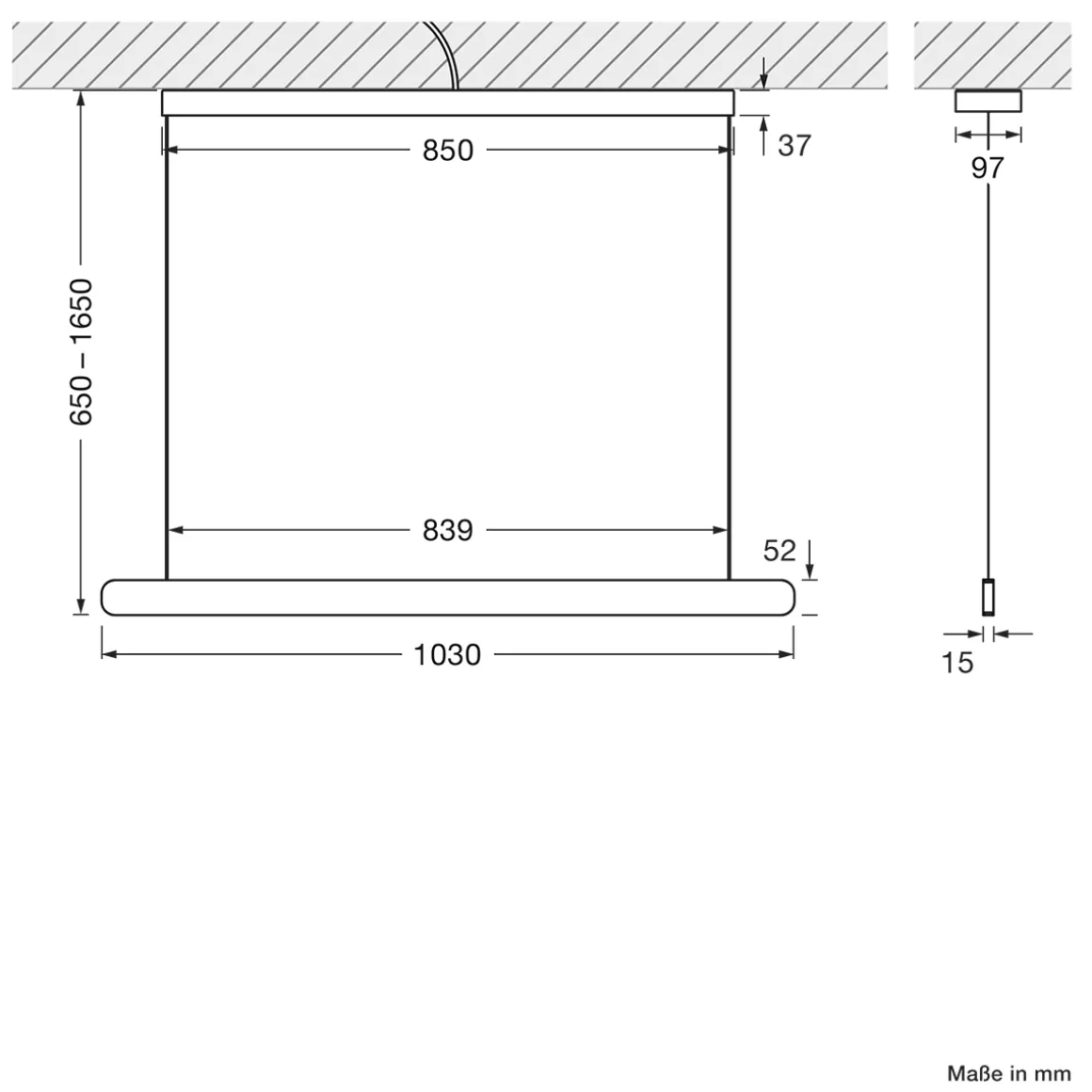 Occhio Mito volo 100 var up wide LED Pendelleuchte