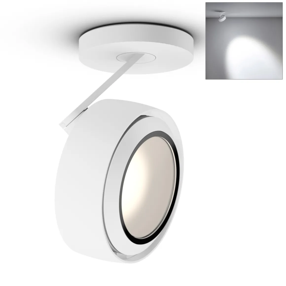 Occhio Piu R alto 3d Volt S40 Deckenstrahler, 2700 K