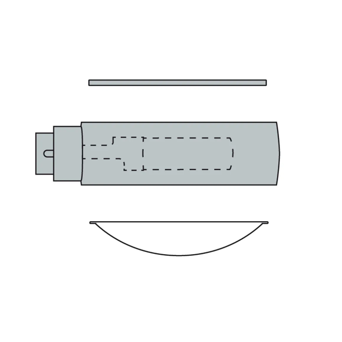 Occhio Sento C filo singolo fix up LED Pendelleuchte, 2700 K