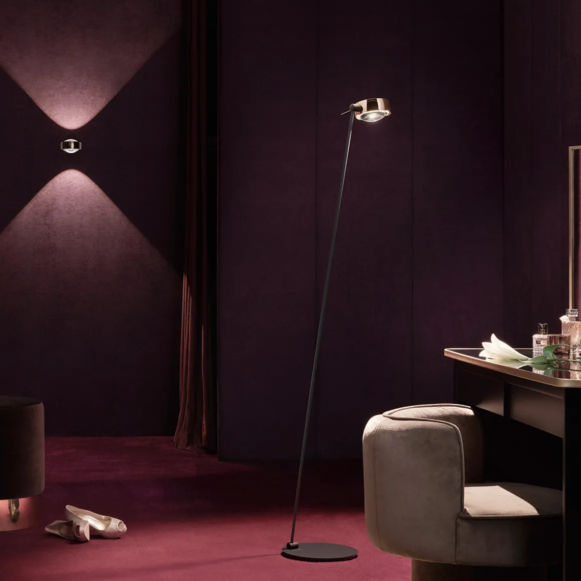 Occhio Sento C lettura LED Leseleuchte, 160 cm, 2700 K