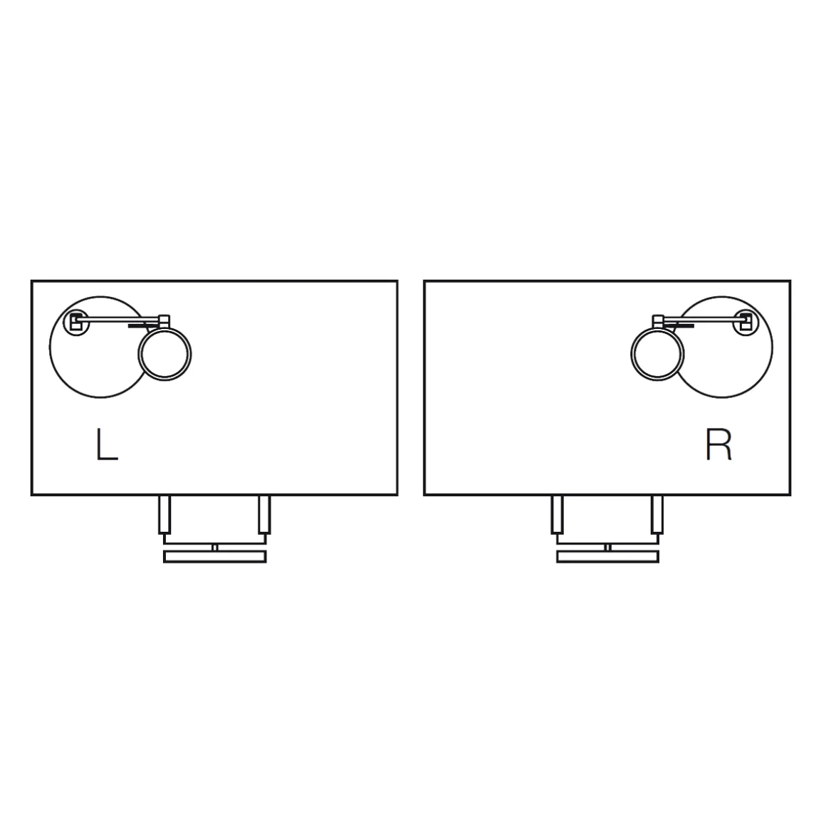 Occhio Sento C tavolo LED Tischleuchte, 80 cm, 2700 K