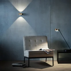 Occhio Sento D verticale up LED Wandleuchte, 2700 K