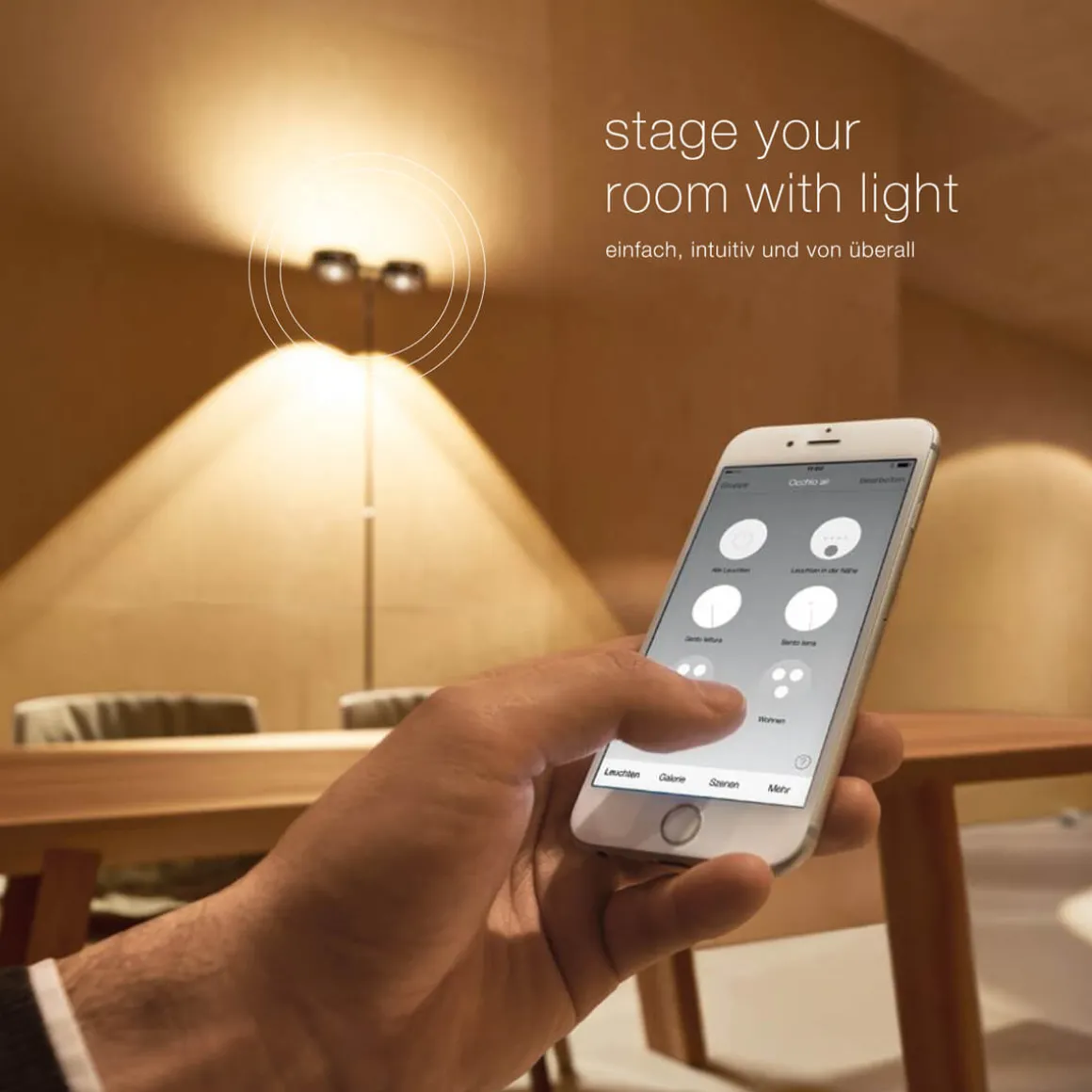 Occhio Sento E lettura "air" LED Leseleuchte, 125 cm, 2700 K