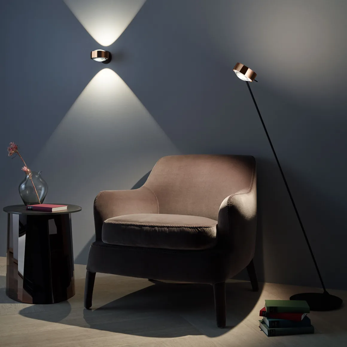 Occhio Sento E lettura LED Leseleuchte, 125 cm, 2700 K