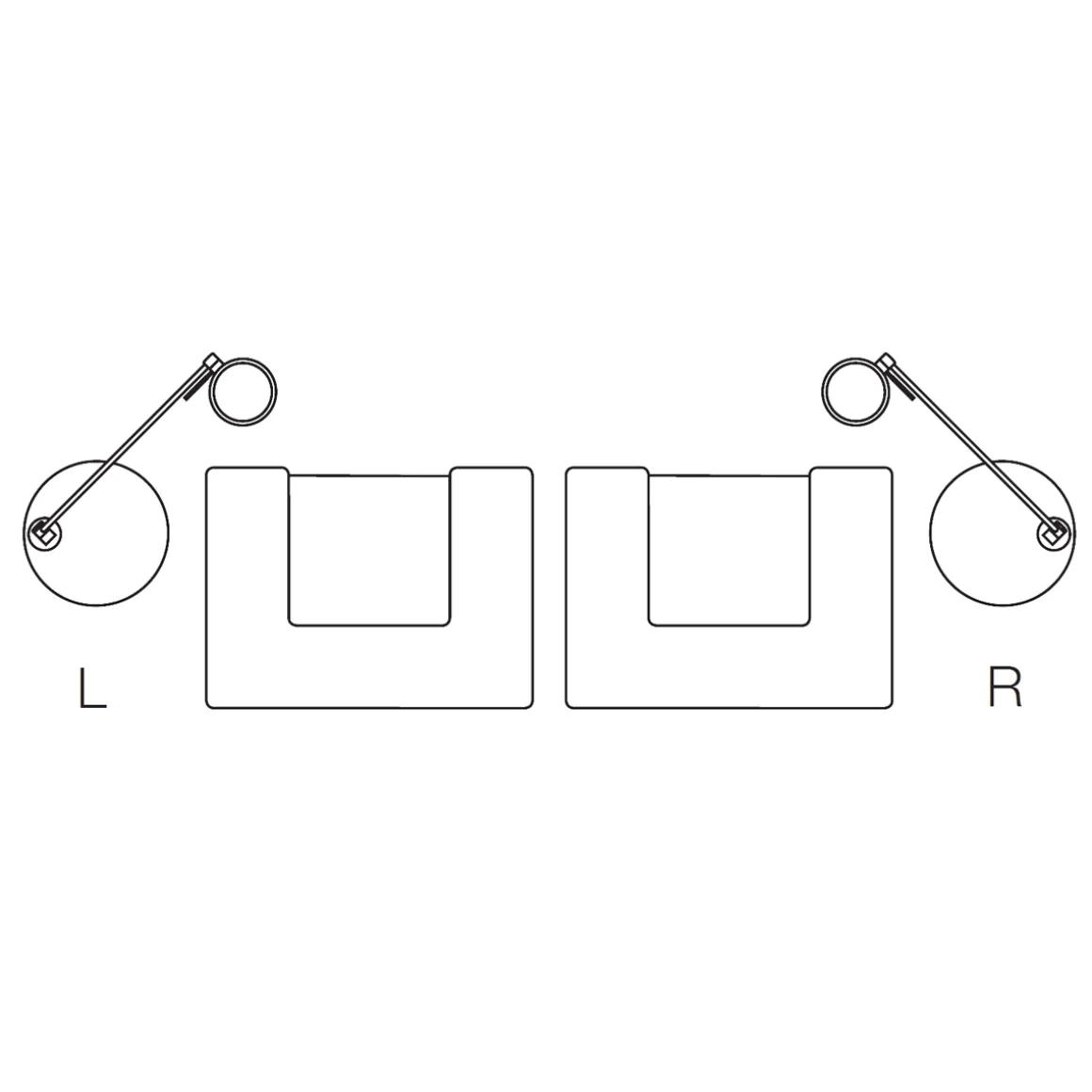 Occhio Sento E lettura LED Leseleuchte, 125 cm, 2700 K