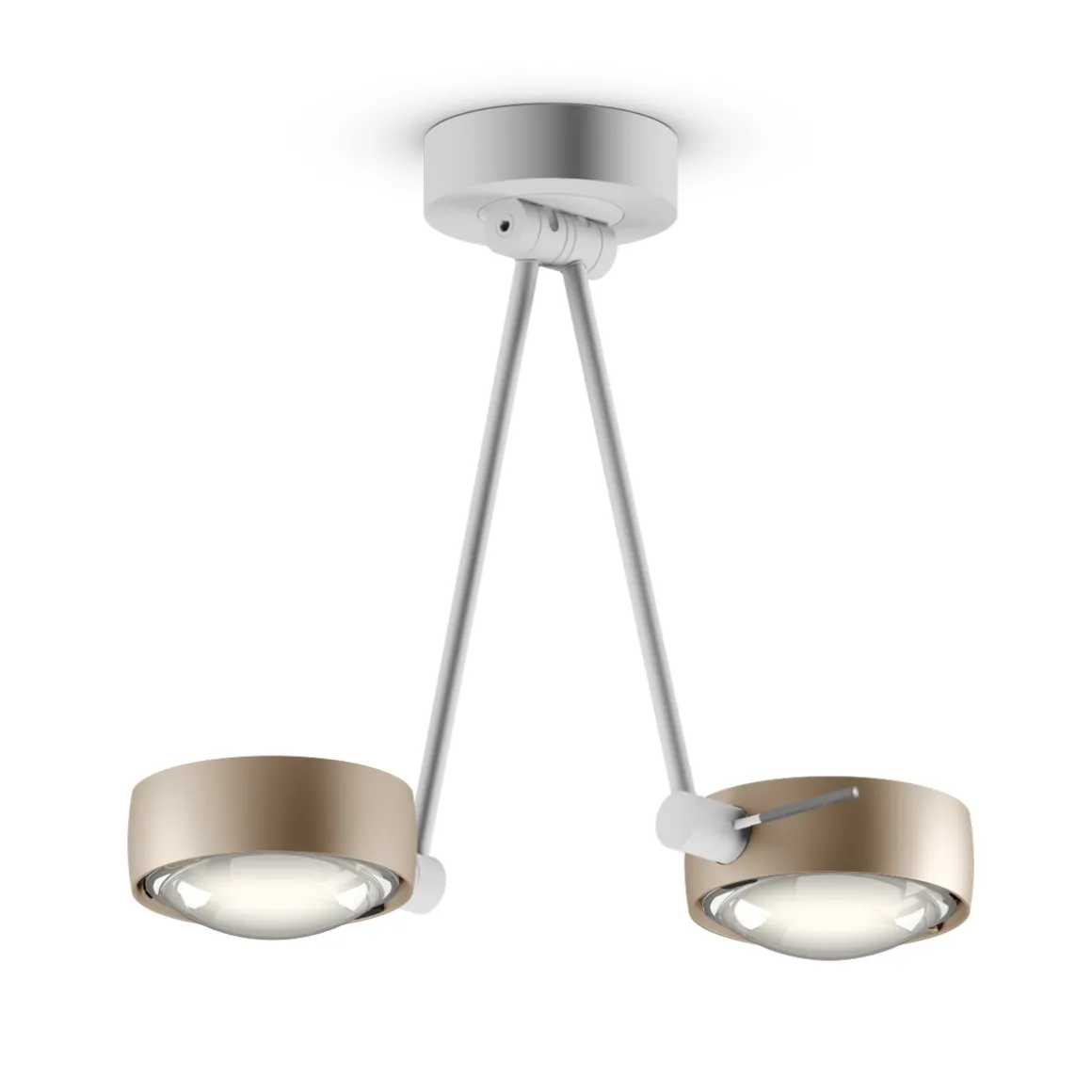 Occhio Sento E soffitto due up "air" LED Deckenleuchte, 30 cm, 2700 K