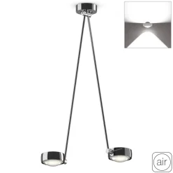 Occhio Sento E soffitto due up "air" LED Deckenleuchte, 80 cm, 2700 K