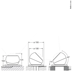 Occhio Sito basso Volt S80 Bodenleuchte