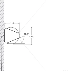 Occhio Sito verticale Volt S80 Wandleuchte