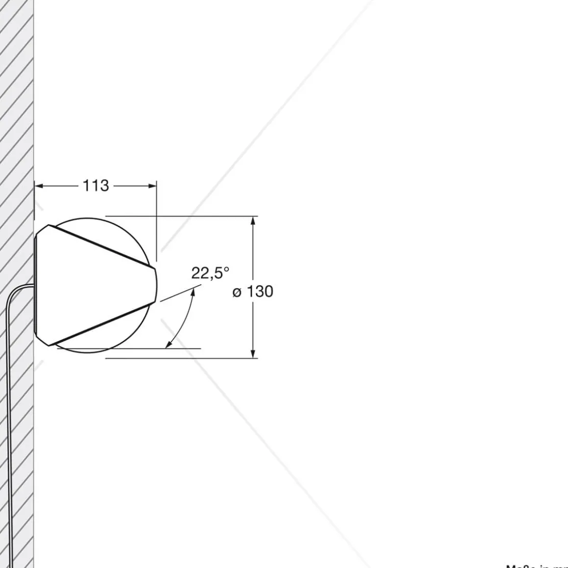 Occhio Sito verticale Volt S80 Wandleuchte